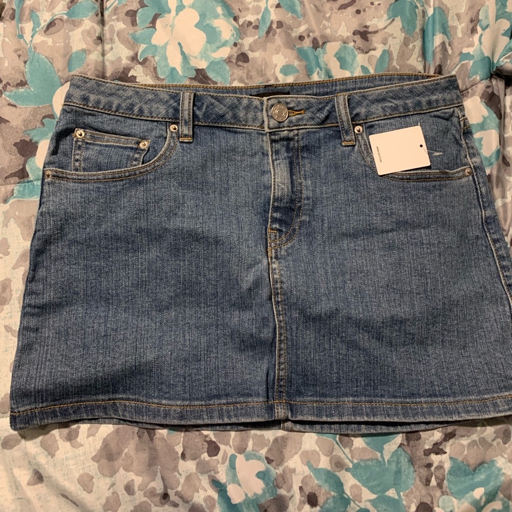 BDG mini jean skirt